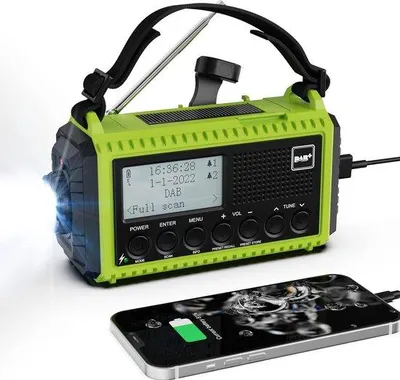 Obrázok produktu pre Ručné núdzové rádio – núdzová súprava – ručné rádio na batérie – prenosné núdzové rádio – ručná núdzová súprava