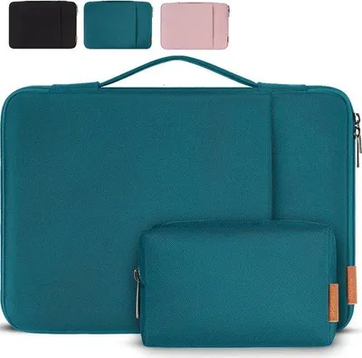 Immagine prodotto di Borsa per laptop, grande capacità – valigetta espandibile per uomo e donna, impermeabile, per laptop da 14 pollici
