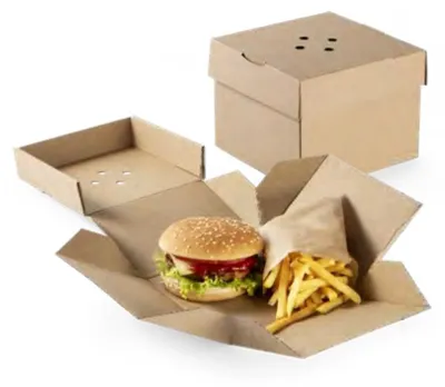 Obrázok produktu pre Burger box skladací 13 x 13 x 10 cm 100 kusov.