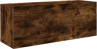 Immagine prodotto di Armadietto Bagno Rovere Fumo 80x25x30 cm in Legno Multistrato