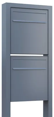 Produktbild von Zaunbriefkasten Latina Stand for Two in Anthrazit