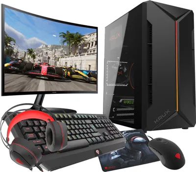 Produktbild von VIST KIT RGB R7 5700G 32GB RX VEGA SSD 1TB WIFI Win 11 LCD 24"