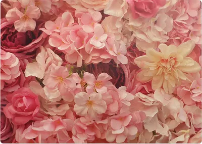 Produktbild von Blumenstrauß – Bodenschutzmatte – Rutschfest – Schutzmatte für Büro – Vinylmatte – Stuhlunterlage  – 140 x 100 cm