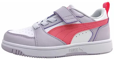 Image de Chaussures à velcro Puma Rebound PS blanches, taille 30