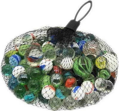 Produktbild von Toi-Toys - Murmeln Achilles (500g, im Netz) Marbles Knikkers