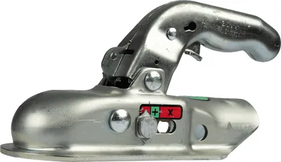 Produktbild von KNOTT Kugelkupplung 50 mm, zGG 1400 kg, Rohrdeichsel 45 mm, Stützlast 100 kg, Bohrabstand 40 mm, Bohrung 12,5 mm, Kupplungskopf für Anhänger