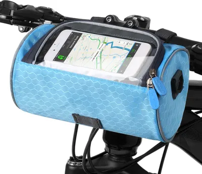 Produktbild von Wasserdichte Fahrradlenker-Tasche Fahrrad-Fronttasche Touchscreen-Telefonhalter-Tasche Packung Schultertasche MTB-Fahrrad-Aufbewahrungstasche Packtasche