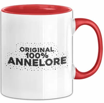 Produktbild von Annelore Tasse Original 100% Annelore Geschenk (Rot)