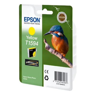 Produktbild von Epson T1594 Yellow, Gelb, Tinte auf Pigmentbasis, 17 ml, 1 Stück(e), 1200 Seiten, Einzelpackung