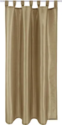 Zdjęcie produktu dla Nieprzezroczysta zasłona z pętelkami (ciemny taupe) w rozmiarze 140x145cm (szerokość x wysokość)