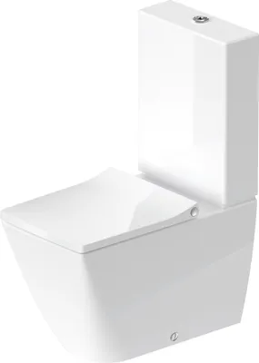 Immagine prodotto di Duravit Viu Stand-WC Combinaison, sans jante, 350x650 mm, lavable à grande eau, 21910900001, 21910900001