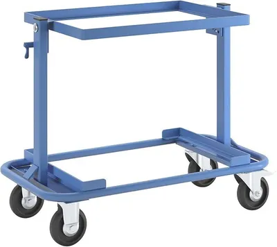 Produktbild von | Kommissionierwagen | mit 2 Etagen | Tragfähigkeit 150 kg | Blau