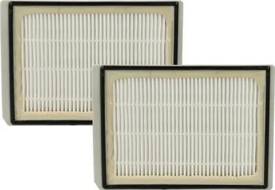 Produktbild von vhbw 2x Staubsaugerfilter kompatibel mit Siemens VS95A17/04, VZ54100(00) Staubsauger - HEPA Abluft-Filter Schwarz Grau Weiß