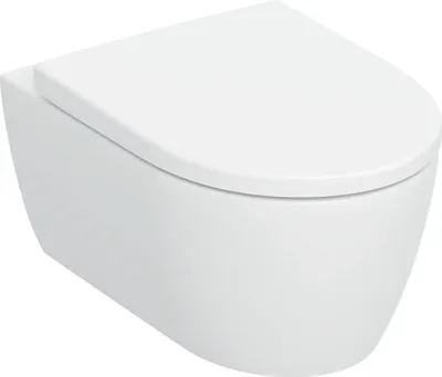 Produktbild von Geberit iCon Set Wand-WC Tiefspüler, geschlossenes Keramikdesign, TurboFlush, inklusive WC-Sitz, 503.046.JT.1