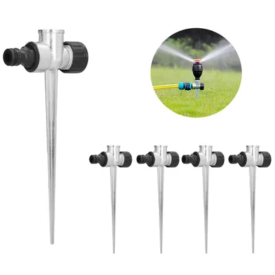 Produktbild von Rasensprenger, 5pcs Sprinklerkopf, Bewässerung Sprayer, 1/2inch Innengewinde Seite Außengewinde Schnittstelle Metall Rasen Wasser, Gartenbewässerung