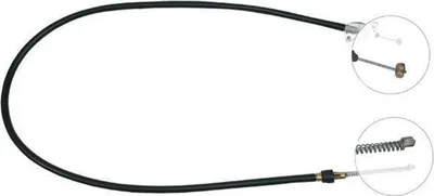 Produktbild von A.B.S. Handbremsseil Seilzug Feststellbremse für DAIHATSU Applause I Schrägheck (A101, A111) Hinten Rechts K10328