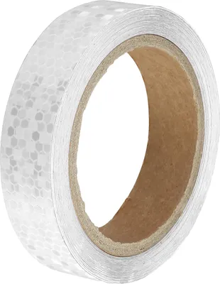 Produktbild von 2,5 cm x 10 m weiße Auto-Reflexstreifen Reflektierendes Band Sicherheitswarnung Reflektierender Schutz