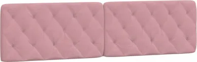 Produktbild von vidaXL Kopfteil-Kissen Rosa 200 cm Samt