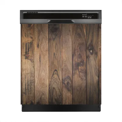 Produktbild von Magnete Dekorative 60x60 cm Küche Magnetmatte Spülmaschine - Dunkle Holz