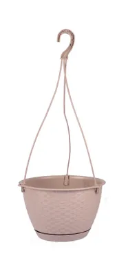 Produktbild von Blumenampel taupe Hängeampel Pflanzampel Hängetopf Pflanzschale Blumentopf
