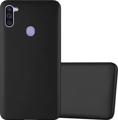 Produktbild von Cadorabo Schutzhülle für Samsung Galaxy A11 / M11 Hülle in Schwarz Handyhülle TPU Silikon Etui Cover Case