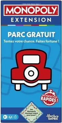 Zdjęcie produktu dla Gra Planszowa Monopoly Extension Parc Gratuit, Dodatek Rozszerzający, 2 do 6 Graczy, Czas Gry 40 Minut, Od 8 Lat
