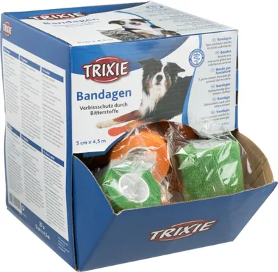 Produktbild von TRIXIE Bitterstoff-Bandage, selbsthaftend, 5 cm / 4,5 m, sortiert