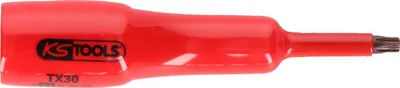 Produktbild von KS TOOLS 1/2' Bit-Stecknuss mit Schutzisolierung für Torx-Schrauben, T30, lang ( 117.2447 )