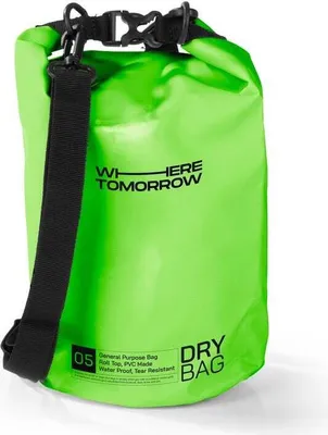 Produktbild von Where Tomorrow PVC dry bag - Style 01 - 5L - grün