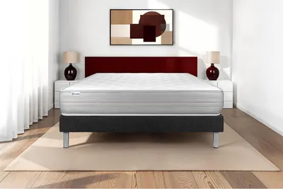 Productafbeelding van Matrasset VITALMEMO, 120 x 190 cm, bedframe set, zwart