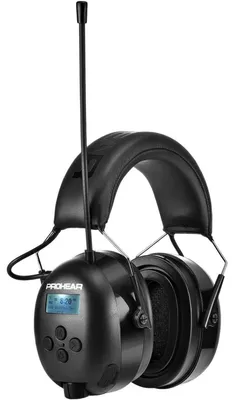 Obrázok produktu pre Slúchadlá s ochranou sluchu, s rádiom DAB+/Bluetooth/FM, s potlačením hluku, čierno-žlté
