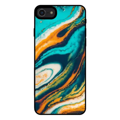 Produktbild von Smartphonica Handyhülle für iPhone 7/8 Marmor-Look - Rückseite Marmorhülle - Grün