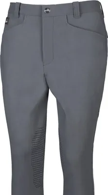 Produktbild von Equiline Herrenreithose UOMO grau FullGrip X-Grip Technology Vollbesatz Gr. 48, Herrengrößen:48