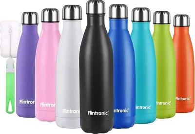 Produktbild von Famanu Thermobecher 500 ml - BPA-frei, lekfrei, ideal für Sport und Camping