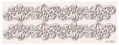 Zdjęcie produktu dla TEKTURKA dekoracyjna scrapki - Scrapiniec Doily Lace - Koronkowe bordery 04
