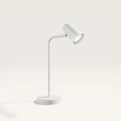 Produktbild von hoftronic LED Tischlampe 4W 345lm 6500K Weiß IP20 Schnurdimmer Schwenkbar