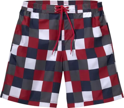 Produktbild von Buffalo Badeshorts rot-marine-kariert Größe XL
