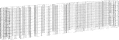 Obrázek produktu pro vidaXL Gabionové zvýšené lůžko z pozinkovaného železa 470x50x100 cm