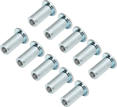 Produktbild von 100 Stück Reifenbolzen, starker Anti-Rutsch-Spike für ATV, UTV, Gabelstapler, Geländewagen, Silber, 14 mm