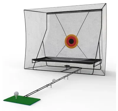 Image de Filet d'entraînement de golf - Filet d'entraînement - Retour de balle - Cible - Chipping et swing - Grand format - Avec sac de transport