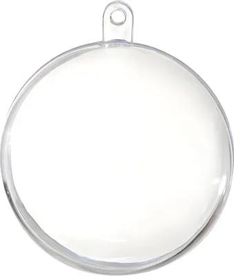 Image de Boule en plastique GLOREX, 2 pièces, diamètre : 120 mm 63500005