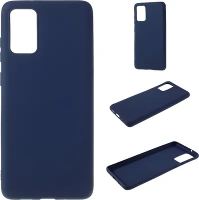 Produktbild von Hülle für Samsung Galaxy S20+ Plus Handyhülle Schutzhülle Silikon Cover Matt Blau