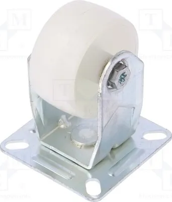Produktbild von 1x Transportrad W: 24mm steif,mit Montageplatte M050NATF Räder H: 73,5mm Ø: 50mm