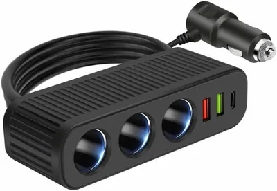 Autoladegerät 120 W, 3 USB-Ports, Zigarettenanzünder-Splitter