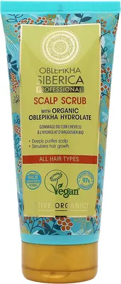Immagine prodotto di Natura Siberica Oblepikha Siberica Scrub per il cuoio capelluto Scrub all'olivello spinoso 200 ml