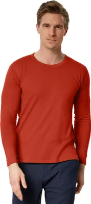 Produktbild von Langarm-Shirt Männer - weinrot, S