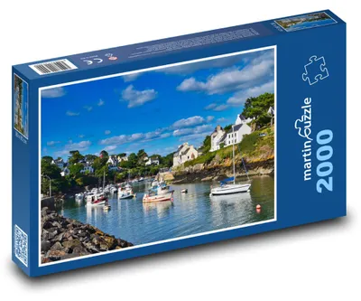 Produktbild von Puzzle 2000 Hafen im Sommerlicht - martinpuzzle