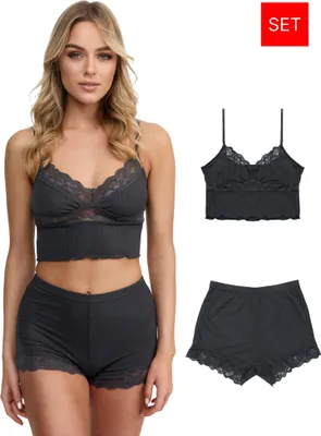 Immagine prodotto di Set pigiama da donna Tazzio F921 (antracite, XS)