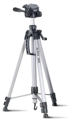 Produktbild von CULLMANN - 52128 - Alpha 2800 Stativ - Auszugshöhe 184 - 5 cm - Packmaß 70 cm - mit 3-Wege-Kopf - max. Tragkraft 2 - 5 kg - Gewicht 1334 g - Silber