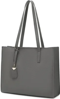 Immagine prodotto di MORGLOVE Borsetta Donna Grande Moda Shopper Scuola Lavoro A-Grigio